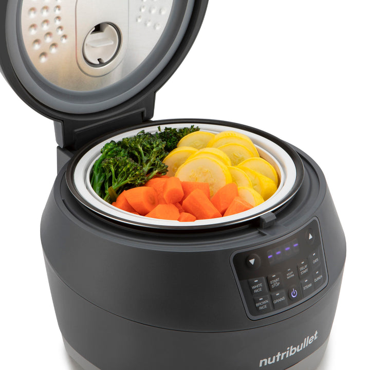 NutriBullet - EveryGrain 10-cup Rice and Grain Cooker - Gray_10