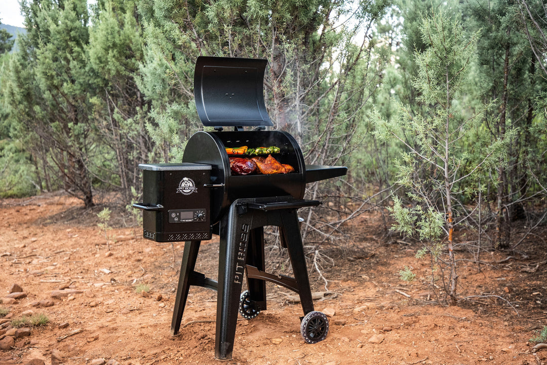 Pit Boss - Navigator 550 Wood Pellet Grill with Grill Cover - Dark Grey_3
