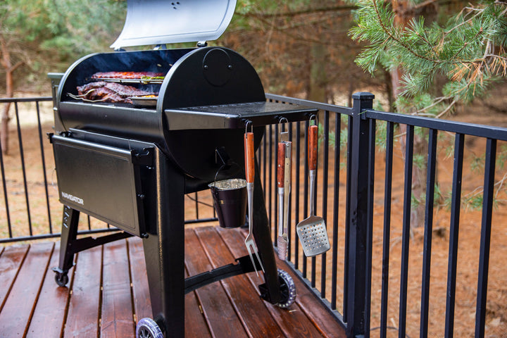 Pit Boss - Navigator 1150 Wood Pellet Grill with Grill Cover - Dark Grey_6