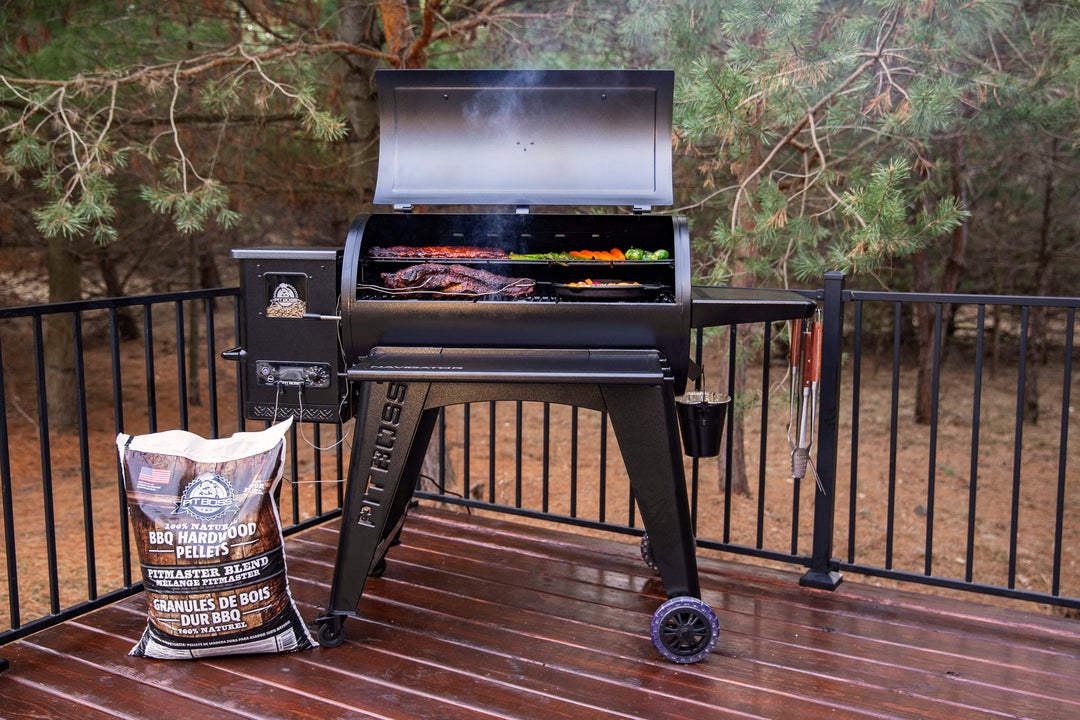 Pit Boss - Navigator 1150 Wood Pellet Grill with Grill Cover - Dark Grey_7
