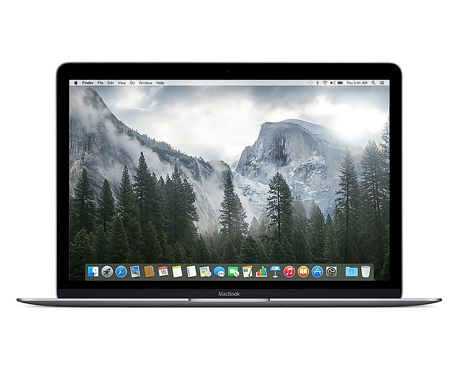 Apple - MacBook 12" 512GB Intel Core M Dual-Core Laptop (MJY42LL/A) Early 2015 - Pre-Owned - Space Gray_0