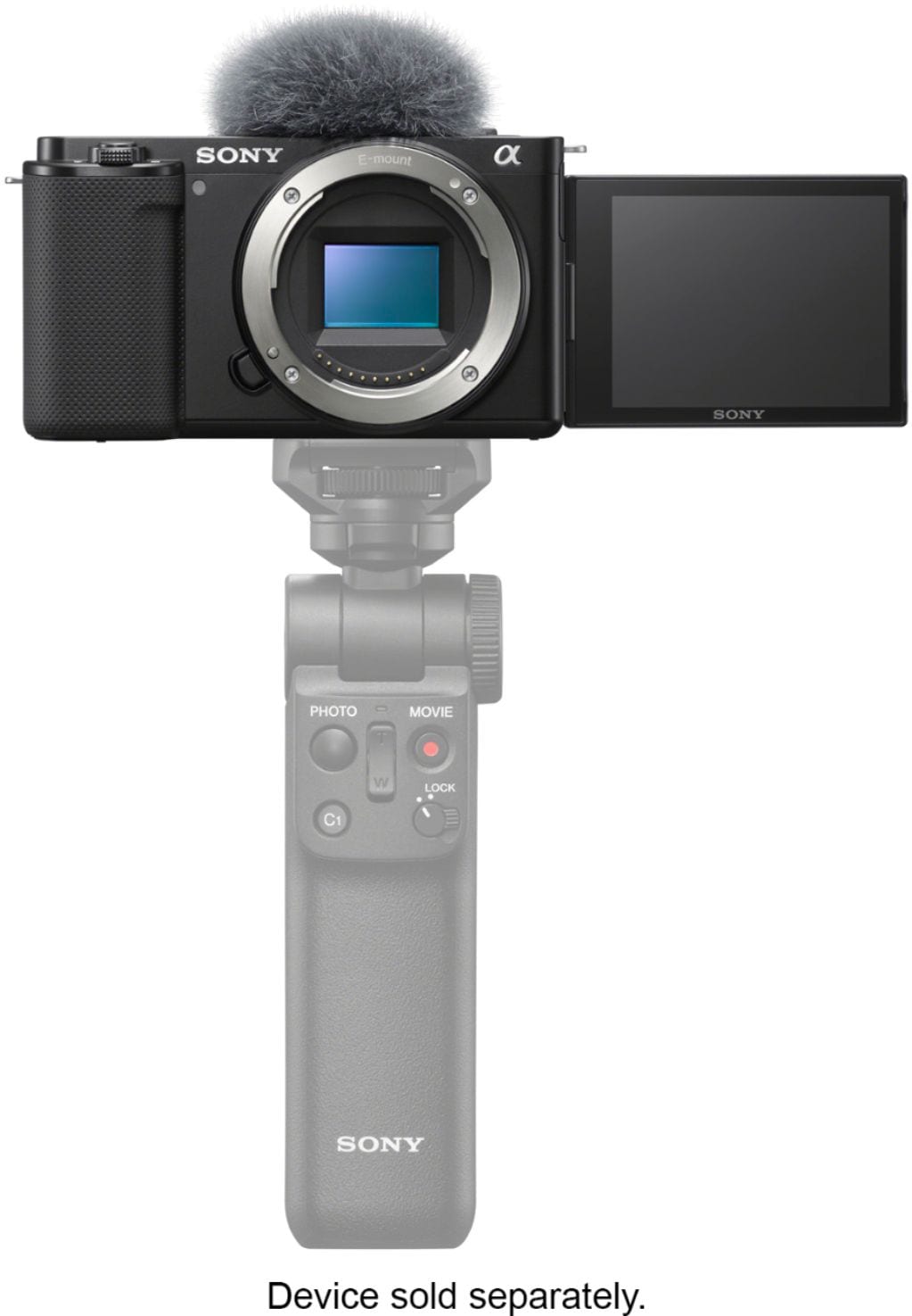 Sony - Alpha ZV-E10 Mirrorless Vlog Camera - Body Only - Black_9