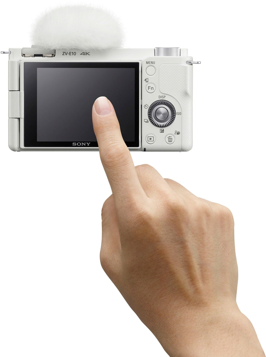 Sony - Alpha ZV-E10 Mirrorless Vlog Camera - Body Only - White_6