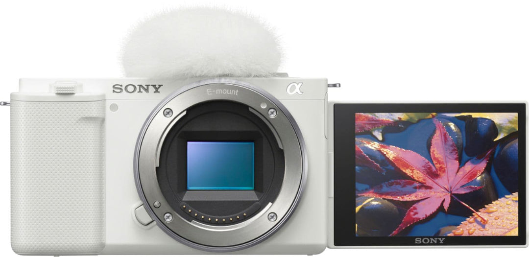 Sony - Alpha ZV-E10 Mirrorless Vlog Camera - Body Only - White_4