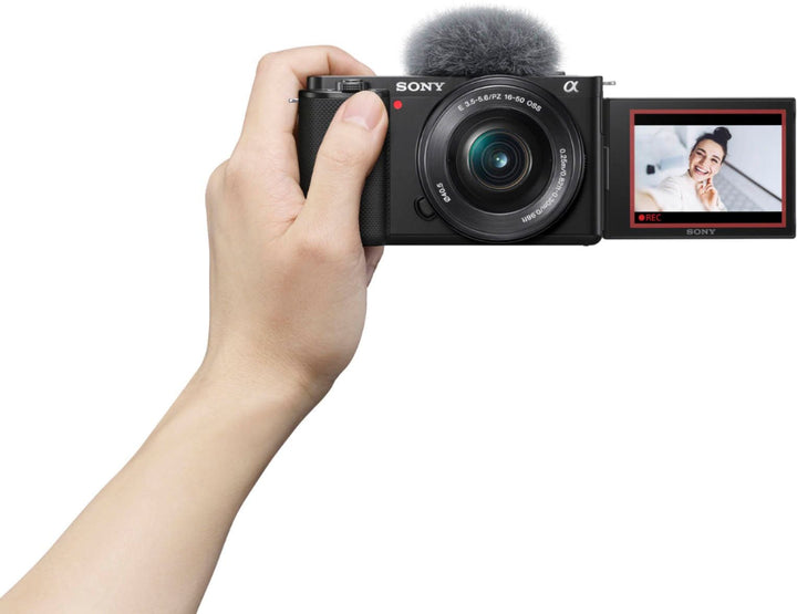 Sony - Alpha ZV-E10 Kit Mirrorless Vlog Camera with 16-50mm Lens - Black_2