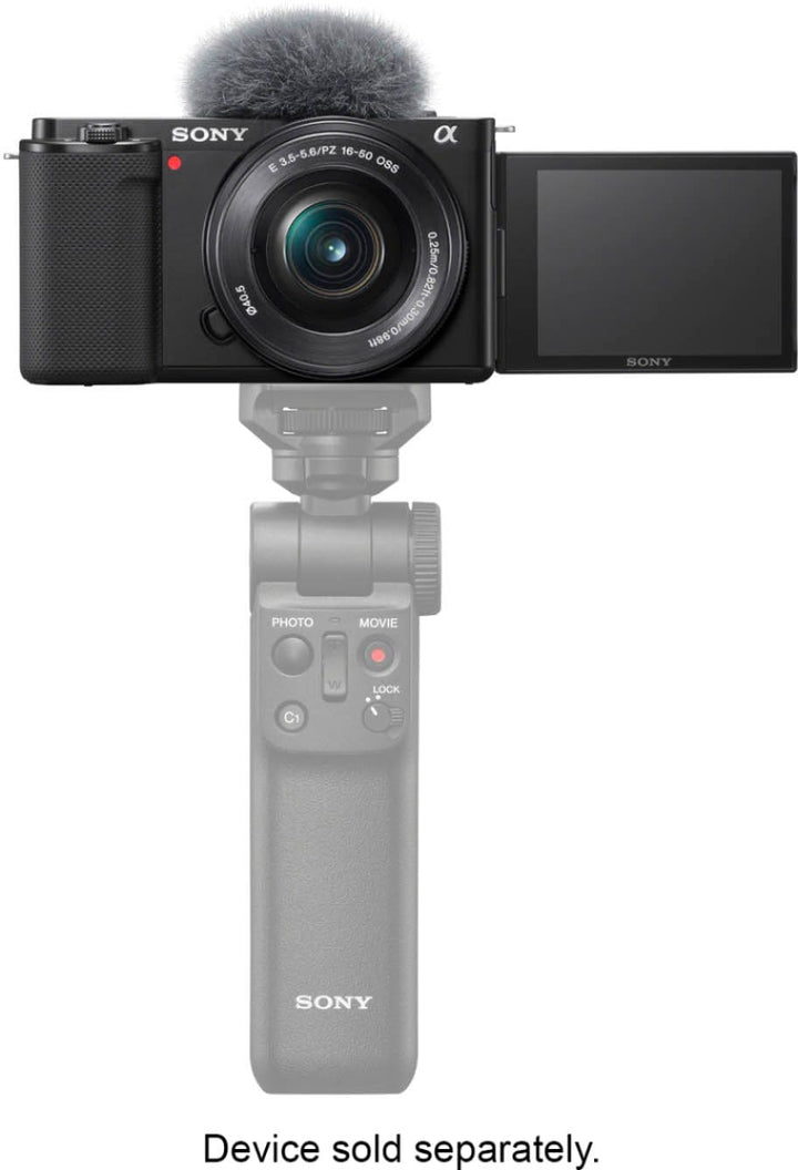 Sony - Alpha ZV-E10 Kit Mirrorless Vlog Camera with 16-50mm Lens - Black_9