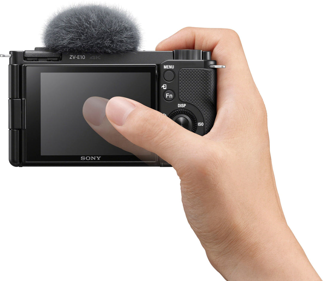 Sony - Alpha ZV-E10 Kit Mirrorless Vlog Camera with 16-50mm Lens - Black_6