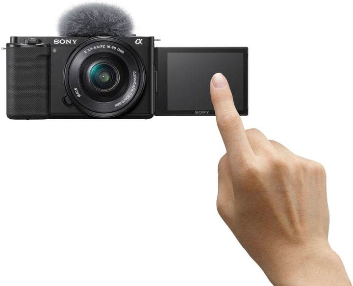 Sony - Alpha ZV-E10 Kit Mirrorless Vlog Camera with 16-50mm Lens - Black_3