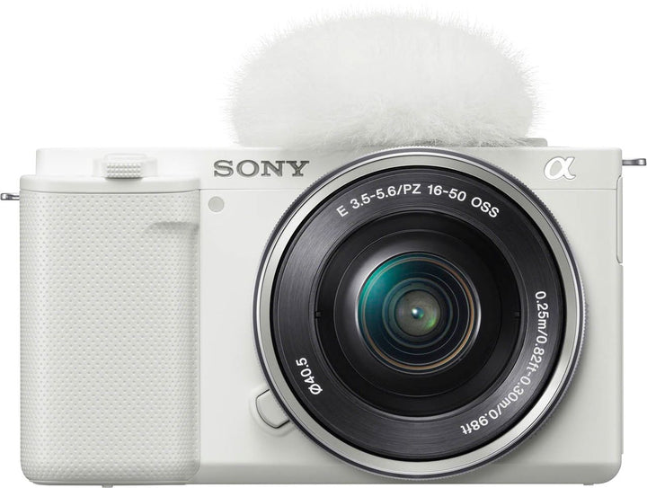 Sony - Alpha ZV-E10 Kit Mirrorless Vlog Camera with 16-50mm Lens - White_6