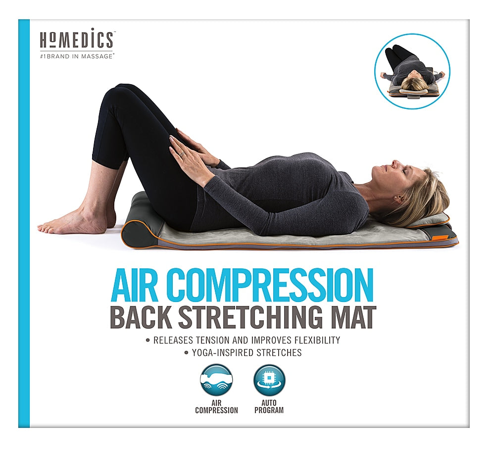 HoMedics - Air Compression Back Stretching Mat - Gray_9