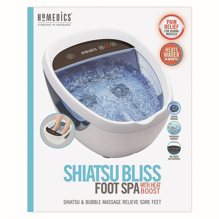 HoMedics - Shiatsu Footbath with Heat Boost - White_10