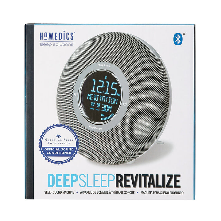 HoMedics - Deep Sleep Revitalize Sleep Sound Alarm Clock - White_9