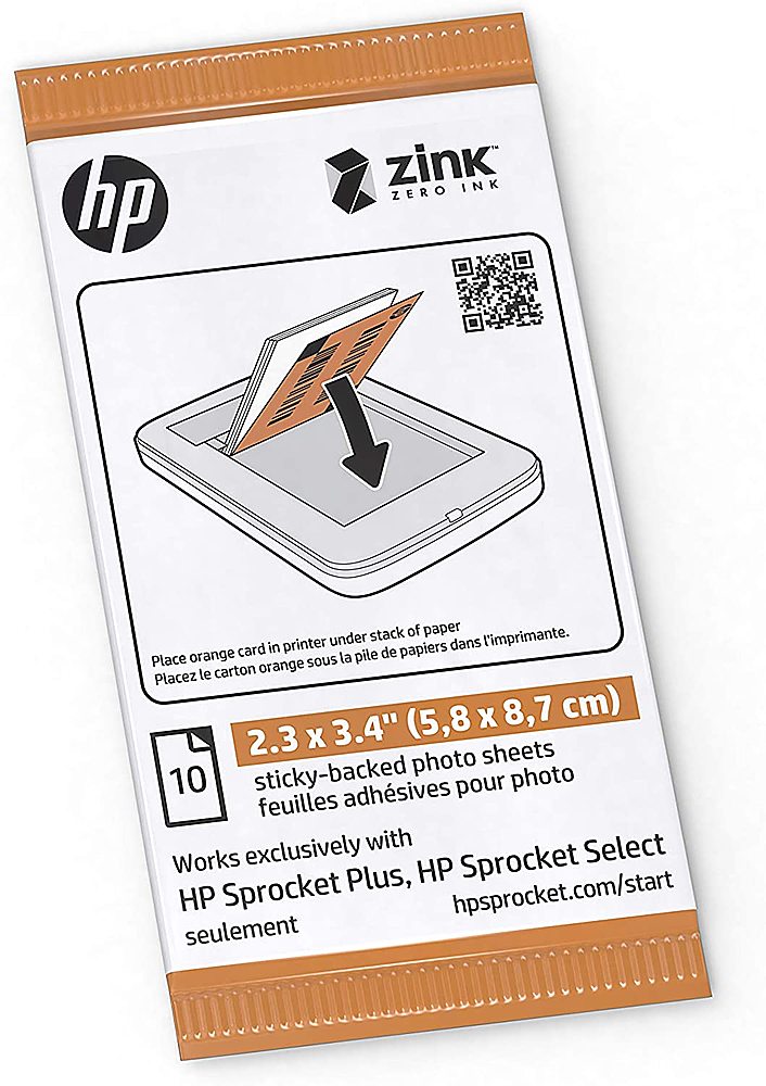 HP Sprocket 2.3x3.4" Zink Photo Paper (50 Sheets)_2