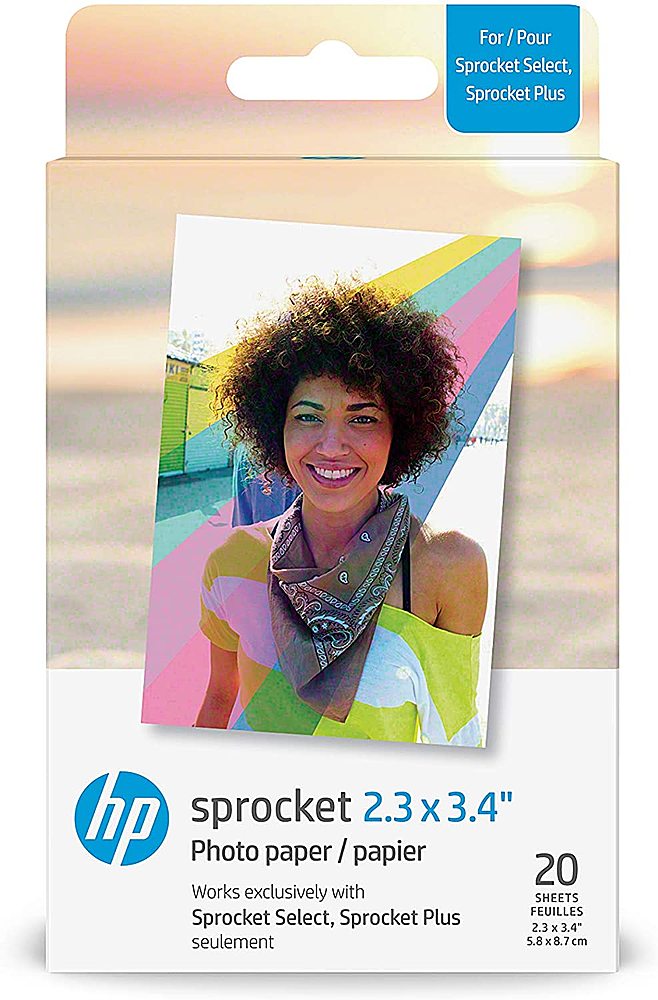 HP Sprocket 2.3x3.4" Zink Photo Paper (50 Sheets)_1