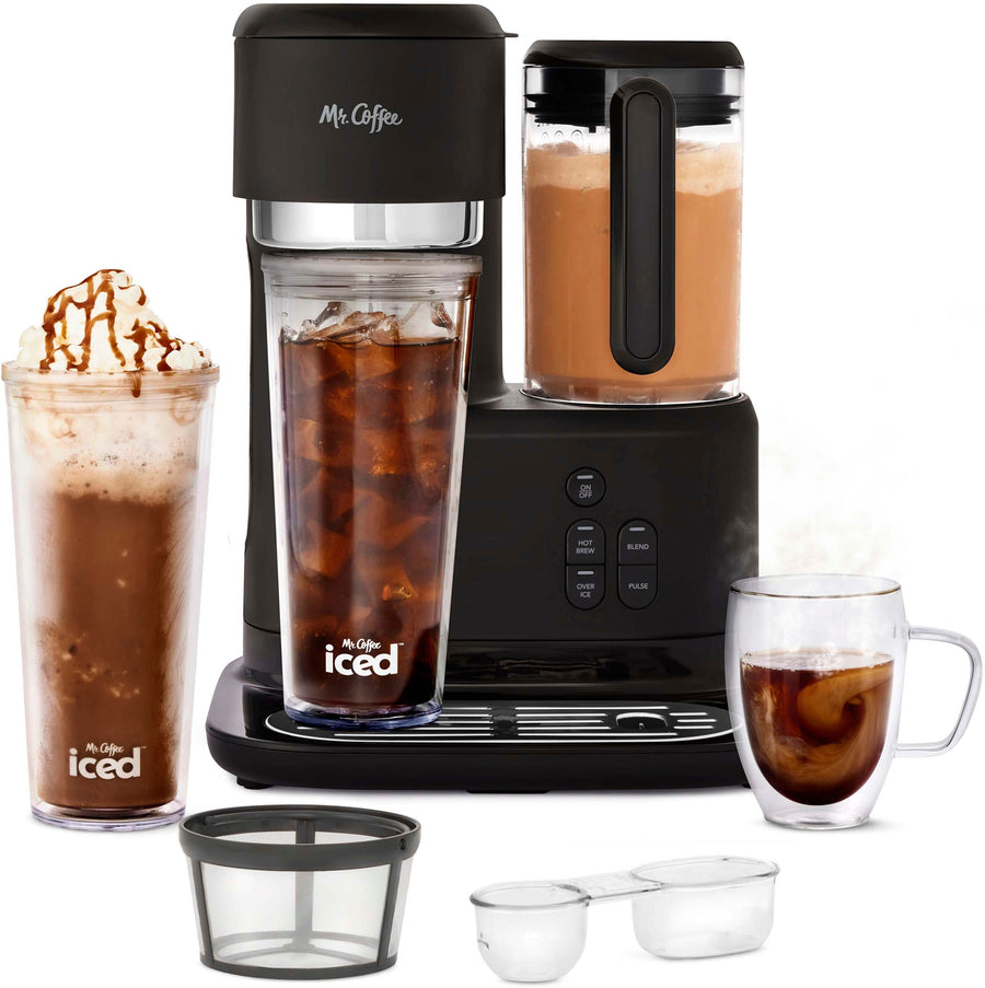 Mr. Coffee Frappe Single-Serve Iced and Hot Coffee Maker/Blender - Black_0