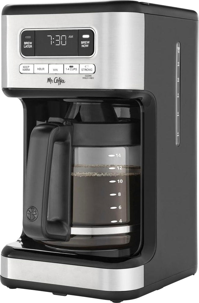 Mr. Coffee 14-Cup Coffee Maker with Reusable Filter and Advanced Water Filtration - Black_0