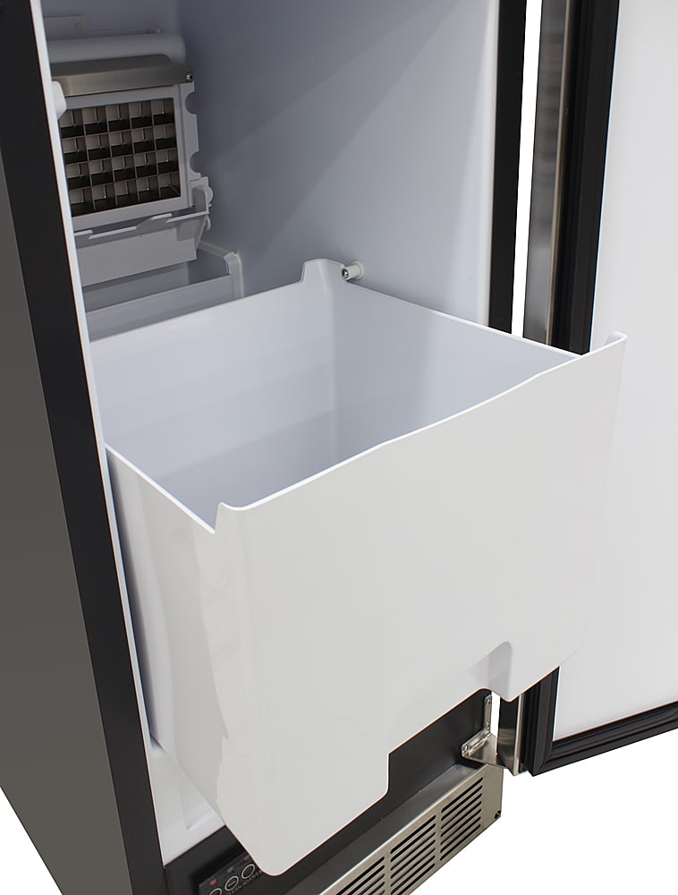 Vinotemp - Brama Indoor 15-Inch 25 Lb Freestanding Icemaker - Silver_3