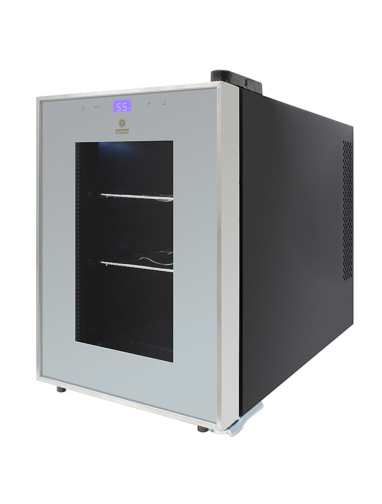 Vinotemp - 6-Bottle Single Zone Wine Cooler with Touch Screen - Silver_1