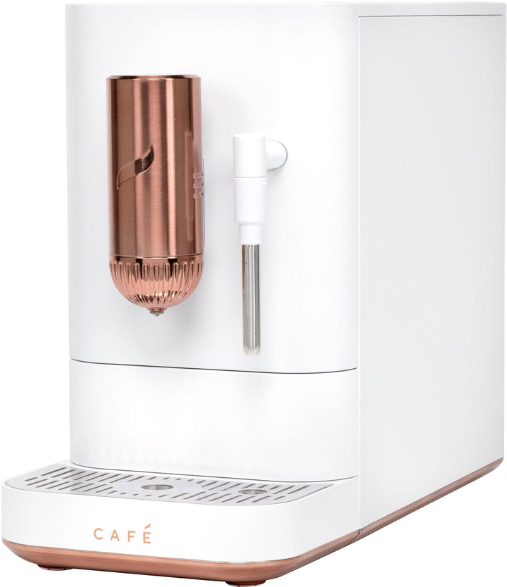 Café - Affetto Automatic Espresso Machine with 20 bars of pressure, Milk Frother, and Built-In Wi-Fi - Matte White_11