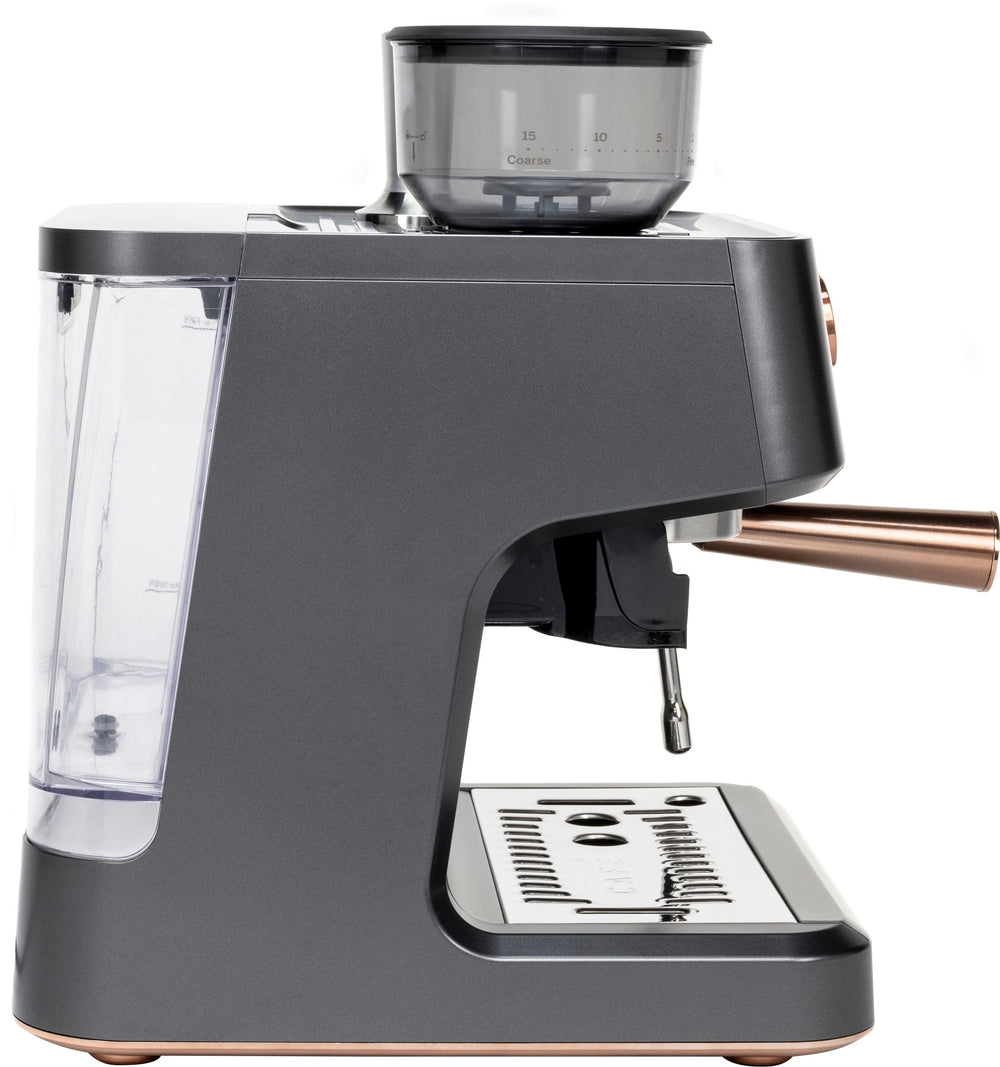 Café - Bellissimo Semi-Automatic Espresso Machine with 15 bars of pressure, Milk Frother, and Built-In Wi-Fi - Matte Black_1