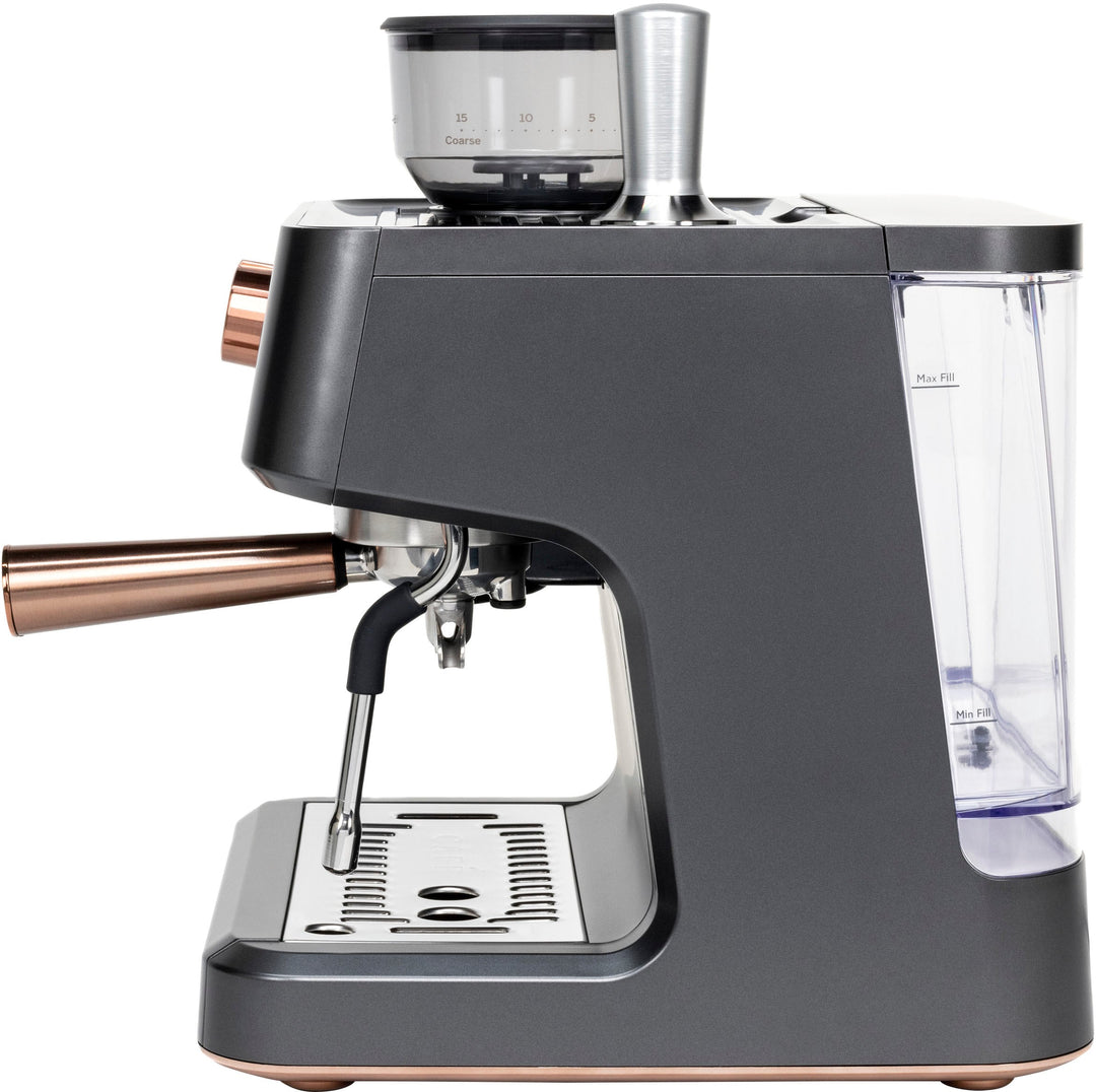 Café - Bellissimo Semi-Automatic Espresso Machine with 15 bars of pressure, Milk Frother, and Built-In Wi-Fi - Matte Black_12