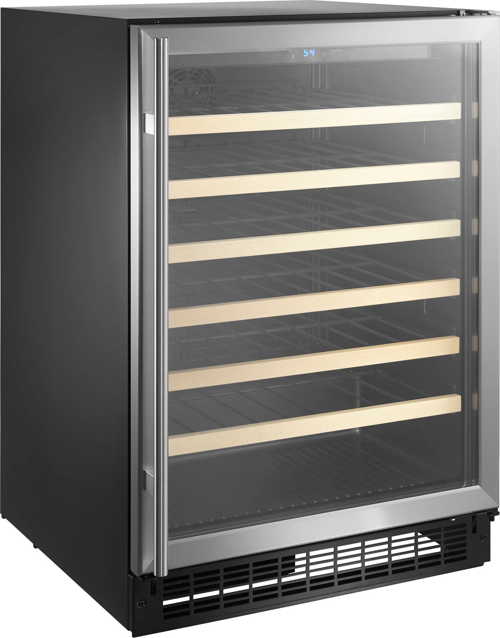Insignia™ - 61-Bottle Built-In Wine Cooler - Stainless steel_1