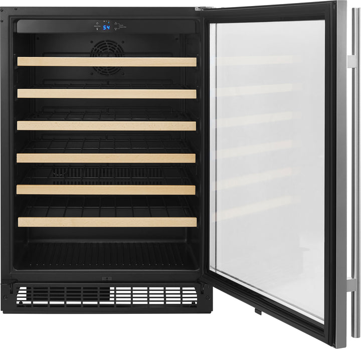Insignia™ - 61-Bottle Built-In Wine Cooler - Stainless steel_9