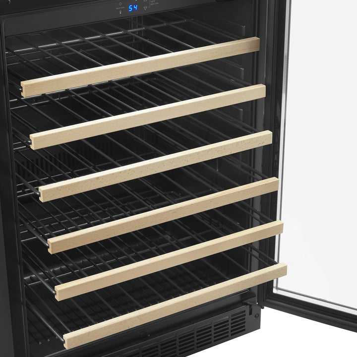 Insignia™ - 61-Bottle Built-In Wine Cooler - Stainless steel_8