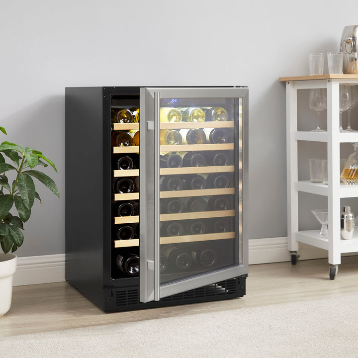 Insignia™ - 61-Bottle Built-In Wine Cooler - Stainless steel_6