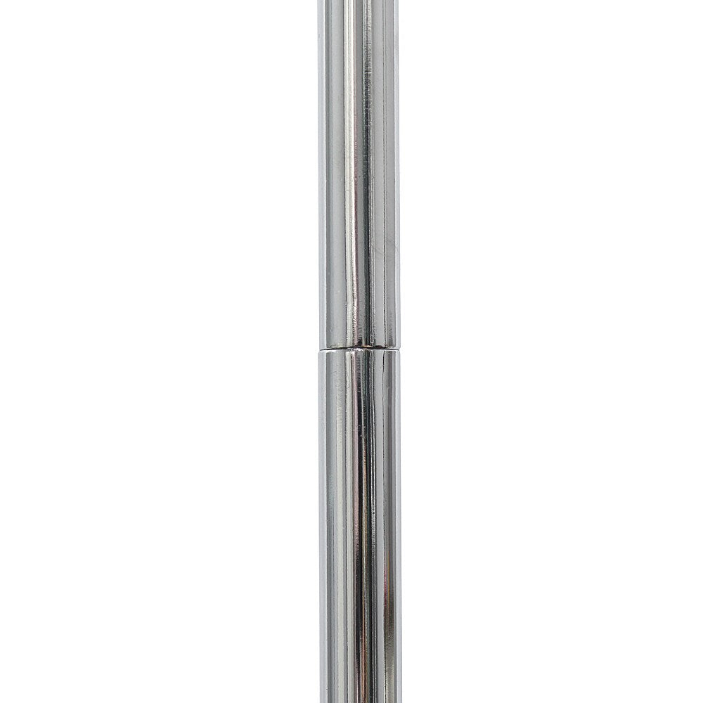 Simple Designs - Arched Brushed Nickel Floor Lamp - Brushed Nickel base/Gray shade_6