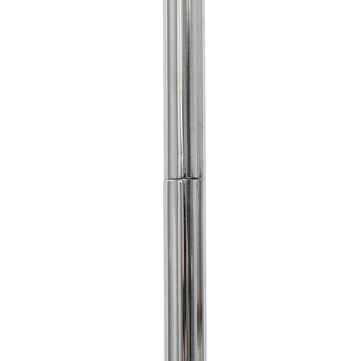 Simple Designs - Arched Brushed Nickel Floor Lamp - Brushed Nickel base/Gray shade_6