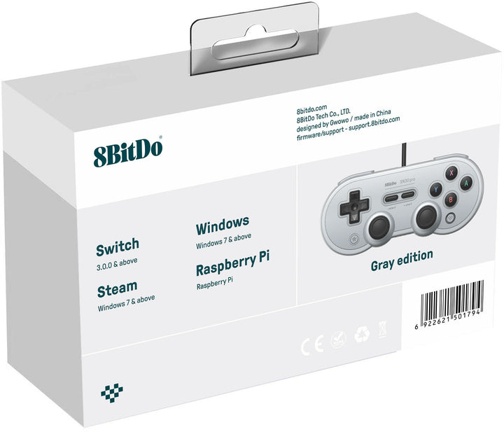 8BitDo - SN30 Pro USB Gamepad - Gray_2