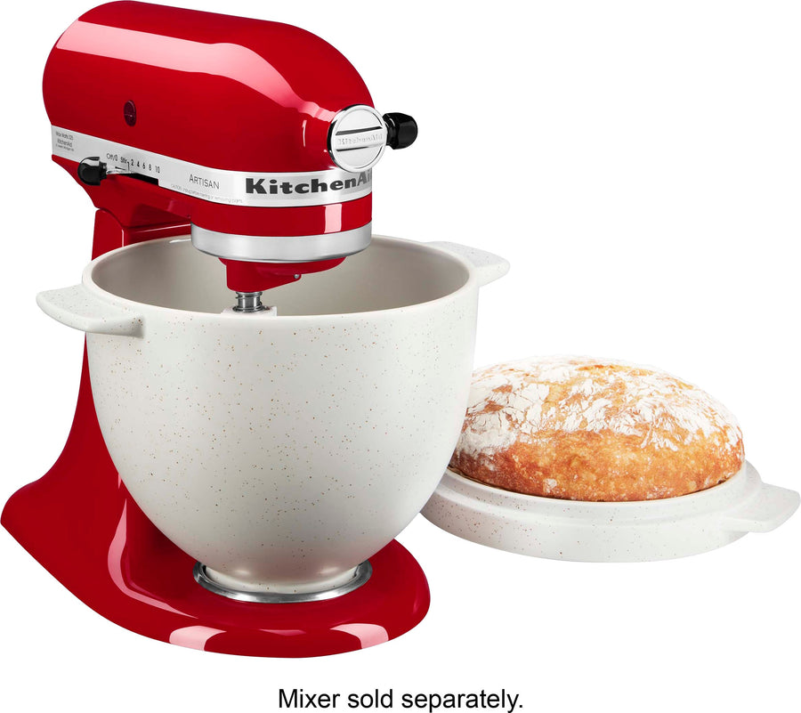 KitchenAid - Bread Bowl with Baking Lid - Grey Speckle_0