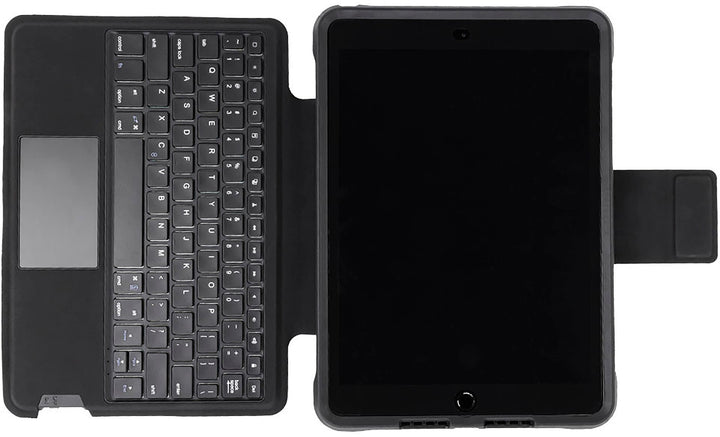 OtterBox - Unlimited Series w/Keyboard Folio for Apple® iPad® (7th generation, 8th generation, and 9th generation) - Black Crystal_1
