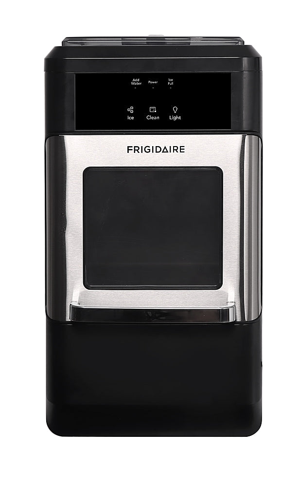 Frigidaire - 21" 44 lb Freestanding Crunchy Chewable Nugget Icemaker - Silver_0