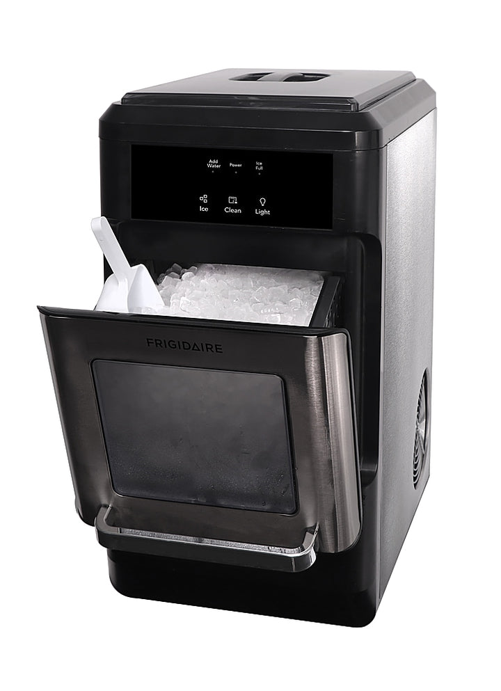 Frigidaire - 21" 44 lb Freestanding Crunchy Chewable Nugget Icemaker - Silver_2