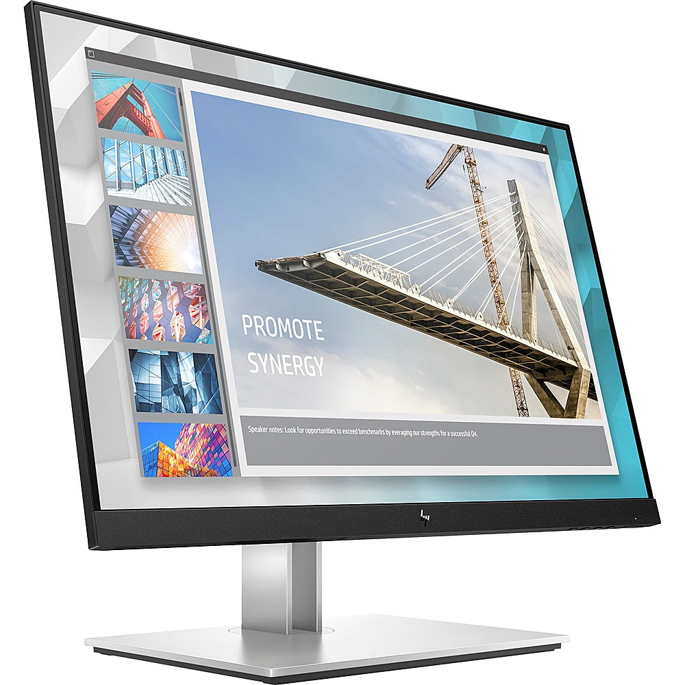 HP - E24i G4 Widescreen LCD Monitor 24 LCD Monitor (VGA, USB, HDMI) - Black, Silver_0