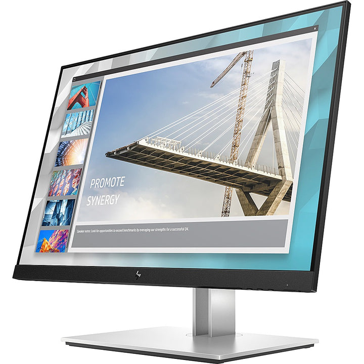 HP - E24i G4 Widescreen LCD Monitor 24 LCD Monitor (VGA, USB, HDMI) - Black, Silver_3