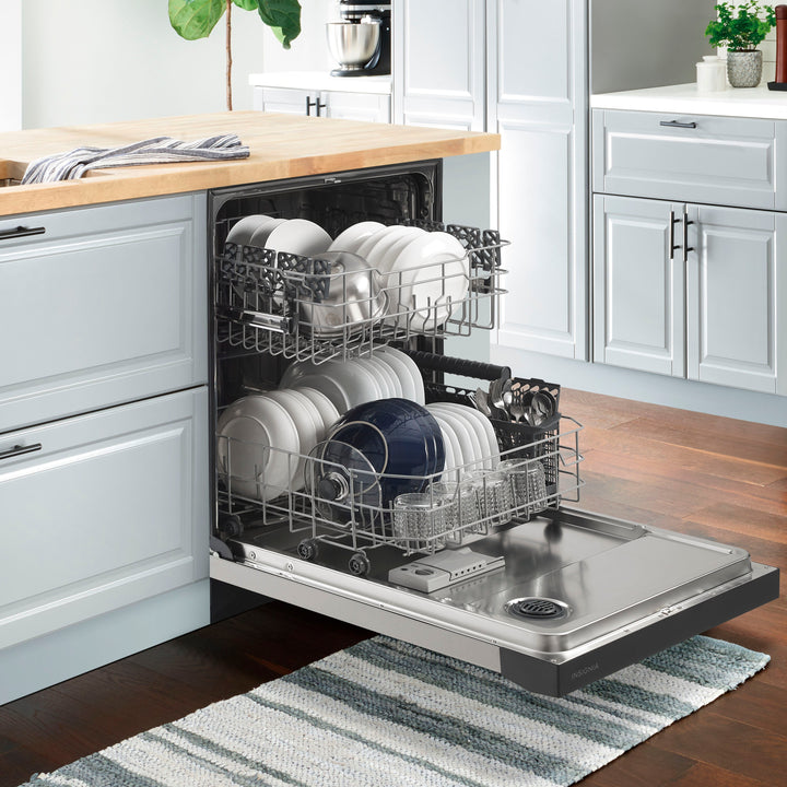 Insignia™ - Front Control Built-In Dishwasher with Smart Wash - Stainless steel_6