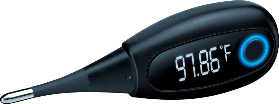 Beurer - Basal Pregnancy Planning Bluetooth Thermometer - Black_0
