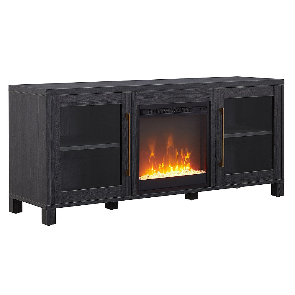 Camden&Wells - Foster Crystal Fireplace TV Stand for TVs Up to 65" - Charcoal Gray_1
