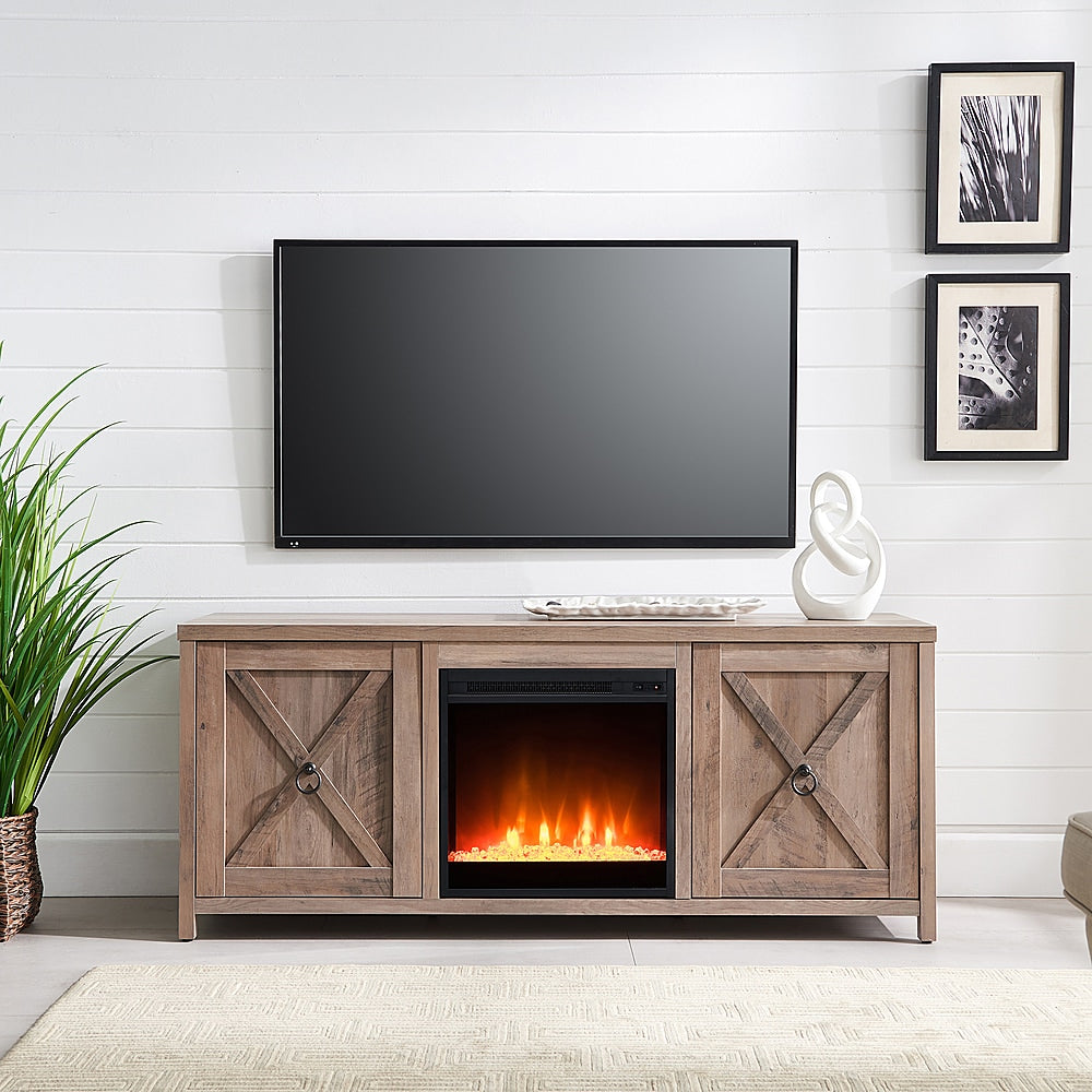 Camden&Wells - Granger Crystal Fireplace TV Stand for TVs Up to 65" - Gray Oak_6