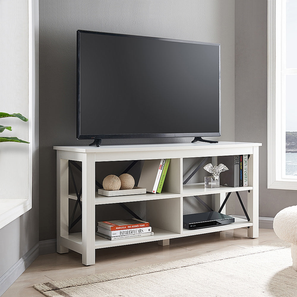 Camden&Wells - Sawyer TV Stand for TVs up to 55" - White_2