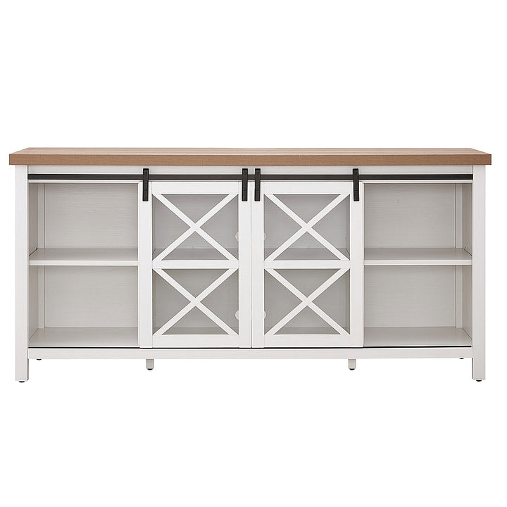 Camden&Wells - Clementine TV Stand for TVs Up to 80" - White/Golden Oak_5