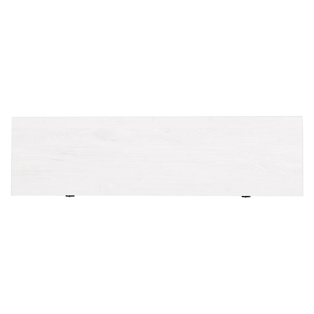 Camden&Wells - Granger Log Fireplace TV Stand for TVs Up to 65" - White_4