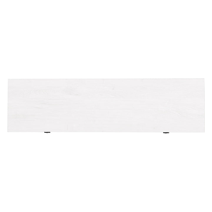 Camden&Wells - Granger Log Fireplace TV Stand for TVs Up to 65" - White_4