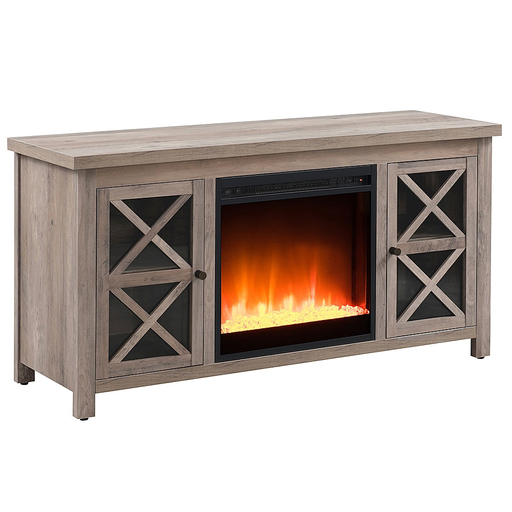 Camden&Wells - Colton Crystal Fireplace TV Stand for TVs Up to 55" - Gray Oak_1