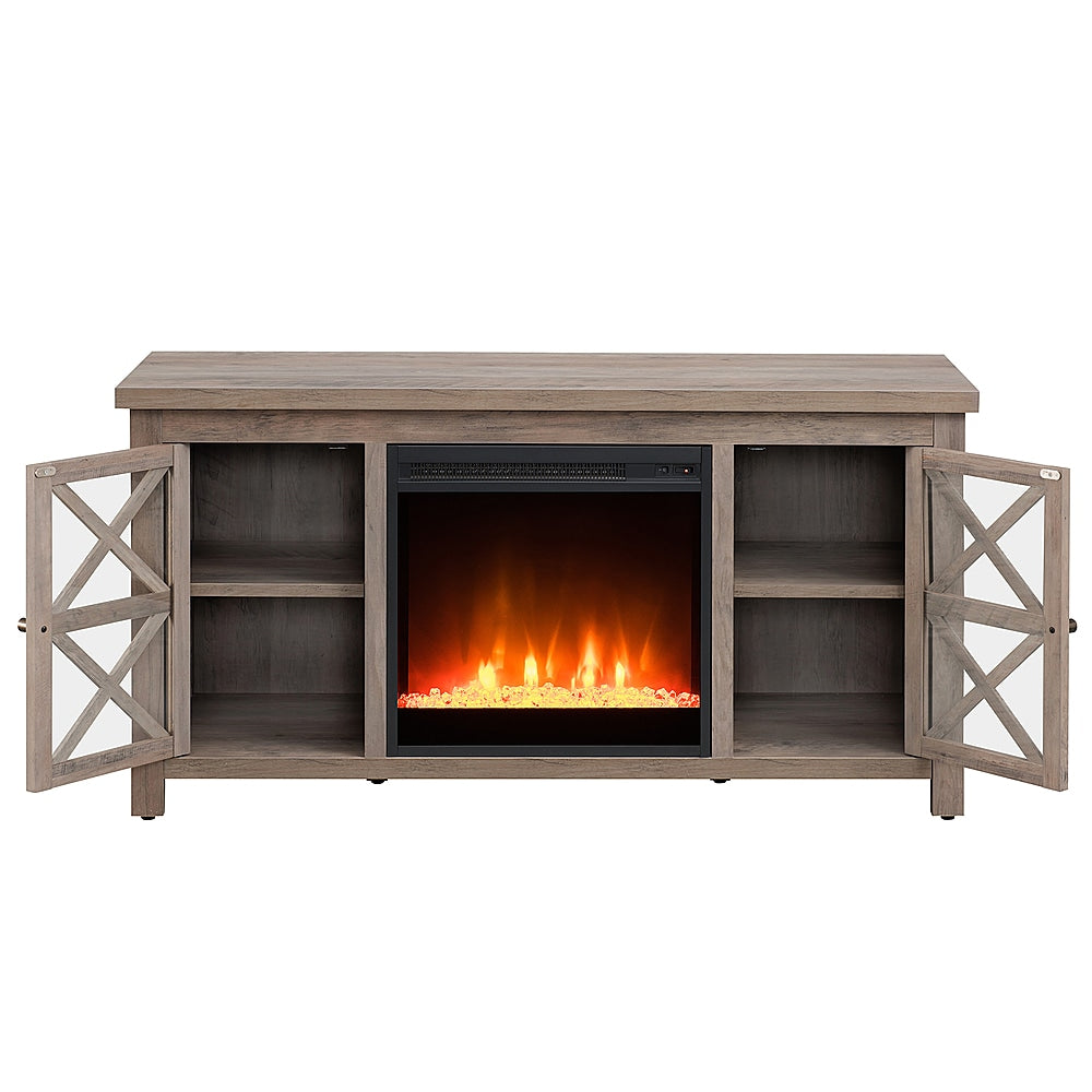 Camden&Wells - Colton Crystal Fireplace TV Stand for TVs Up to 55" - Gray Oak_5