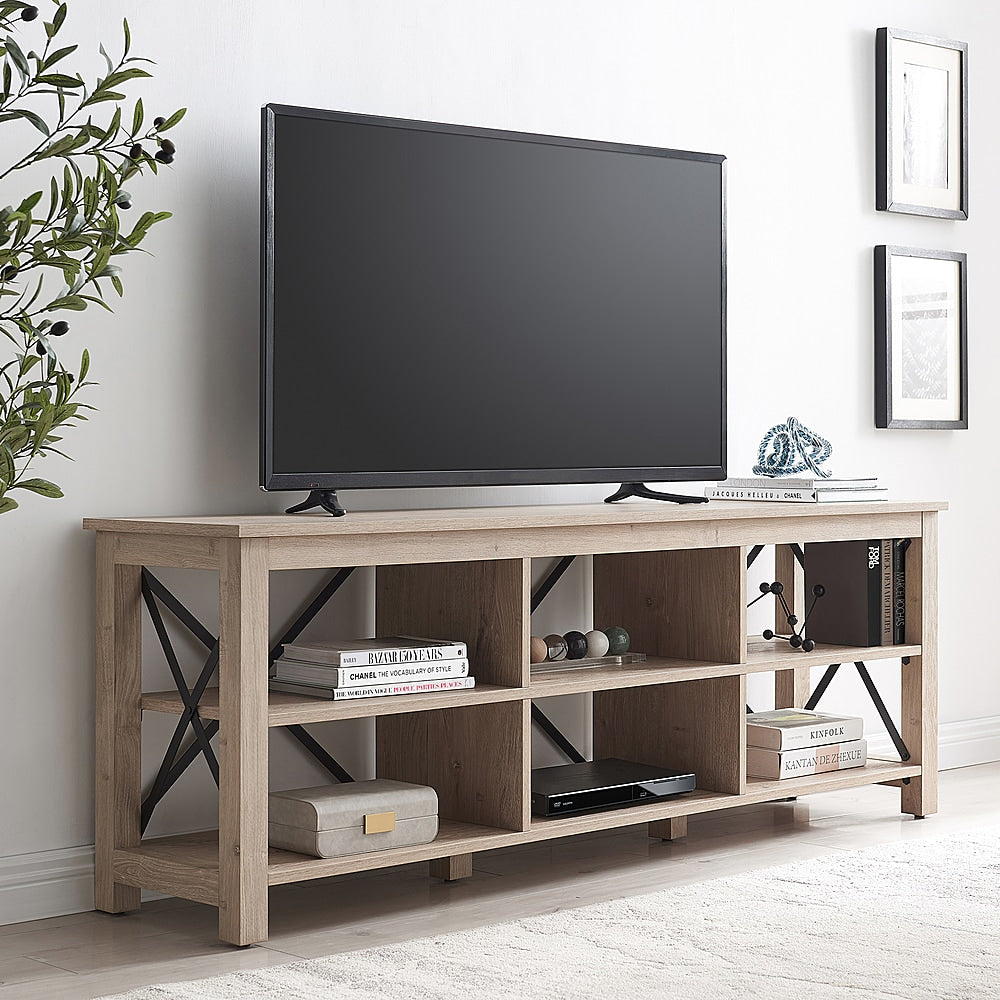 Camden&Wells - Sawyer TV Stand for TVs up to 80" - White Oak_2