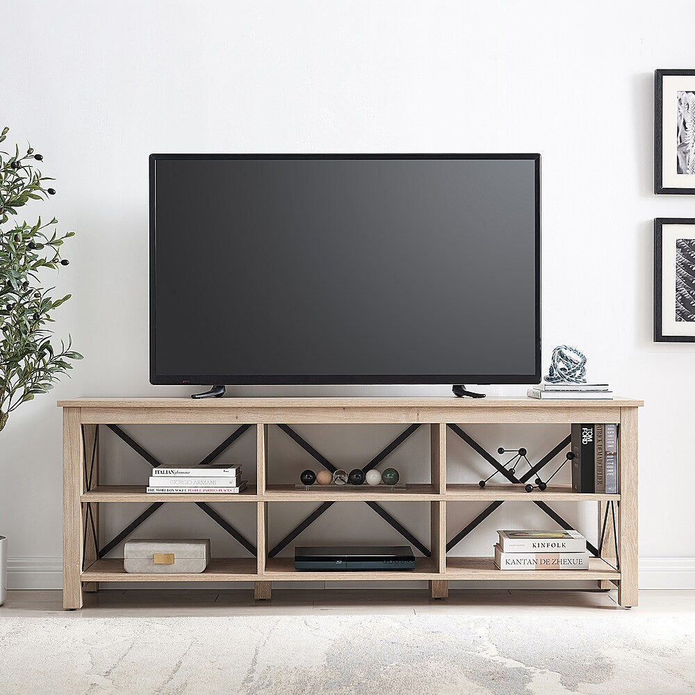 Camden&Wells - Sawyer TV Stand for TVs up to 80" - White Oak_1